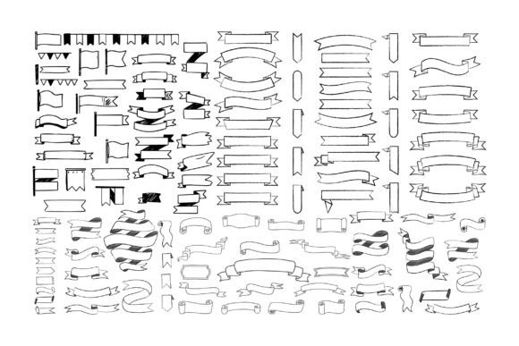 Download SVG Vintage Banner Ribbon Clipart Vector - Banner Collection